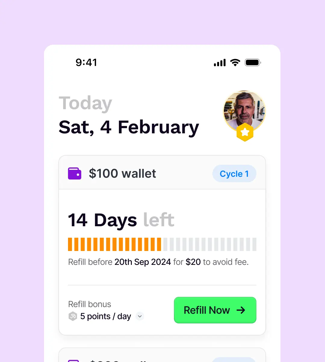 Brolly case study thumbnail showing mockup of home screen